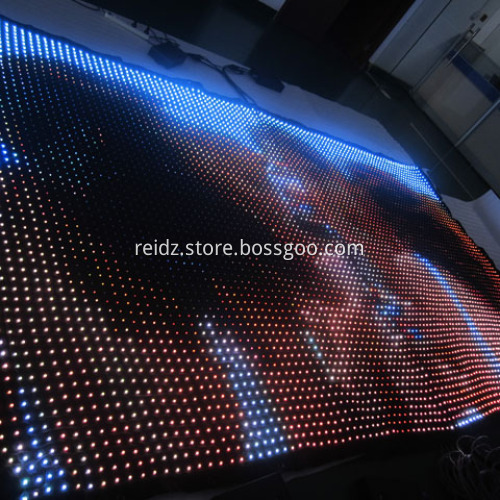 Rental led wall lighting 120 inch curtains